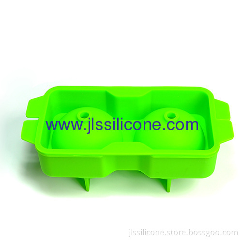 Fashion Designed Double Sphere Whisky Ice Ball Mould In Candy Colors 